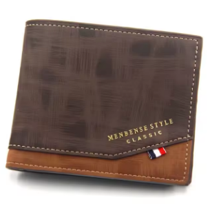 Short Men Wallets Slim Classic Coin Pocket Photo Holder Small Male Wallet Quality Card Holder Frosted Leather Men Purses